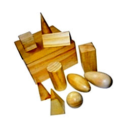 Kinder creative geometric solids wooden India