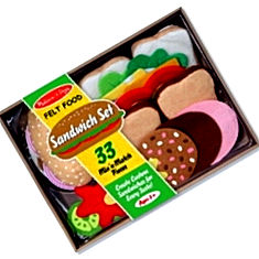 Melissa and doug cheap felt food sandwich set