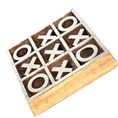 Tic Tac Toe Wooden Board Game